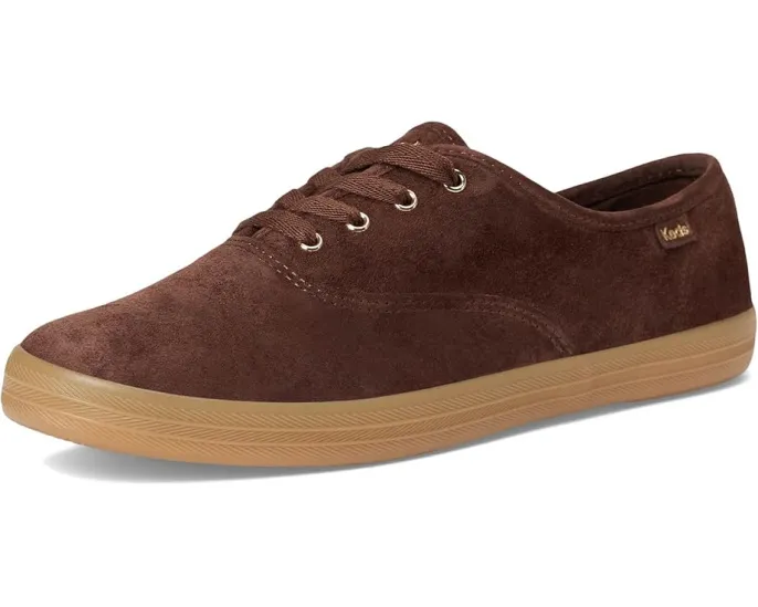 Keds Champion Luxe кроссовки на шнуровке из мягкой замши