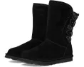 Зимние угги Bearpaw Jenni из замши с меховой отделкой и декоративной пряжкой