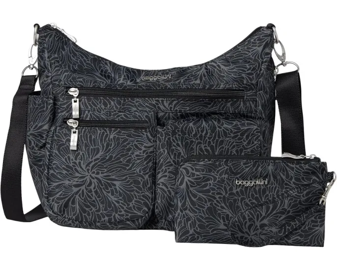 Сумка Baggallini Modern Everywhere Bag с защитой от RFID и держателем для бутылки