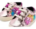 Детские кеды Kurt Geiger London Baby Lane Stained Glass с витражным принтом