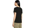 Madewell Northside V-Neck Tee из 100% хлопка с прямым подолом