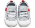 See Kai Run Первые шаги Stevie Mini из денима с гибкой подошвой для малышей