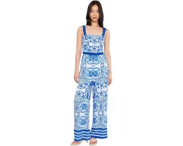 Комбинезон Printed с квадратным вырезом от Adrianna Papell