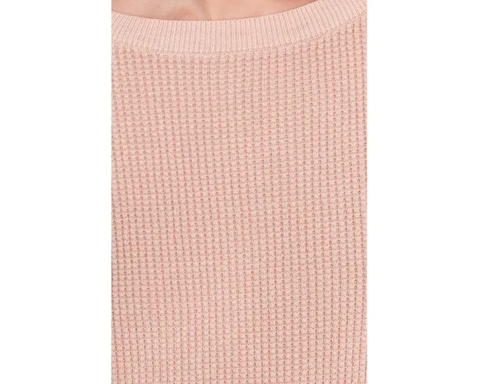 Пуловер L.L.Bean с вафельной вязкой и широким воротником