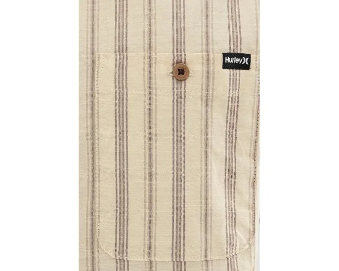 Рубашка Hurley Lido Stripe с коротким рукавом в полоску