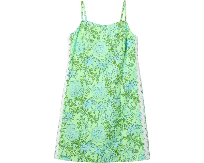 Платье Lilly Pulitzer Mini Shelli для девочек с квадратным вырезом