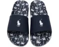 Сланцы Polo Ralph Lauren с цветочным принтом и мягкой подошвой EVA