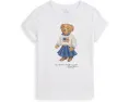 Футболка из хлопкового джерси с медвежонком Polo Ralph Lauren Kids для малышей