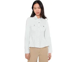 Джинсовый косуха Liverpool Los Angeles приталенного силуэта с расклешением