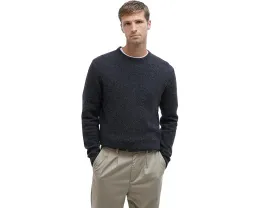 Свитер Barbour Essential Patch из чистой шерсти мериноса с кожаными заплатками