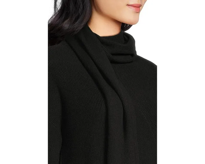 Свитер Elliott Lauren It's a Wrap с прикрепленным шарфом и длинными рукавами