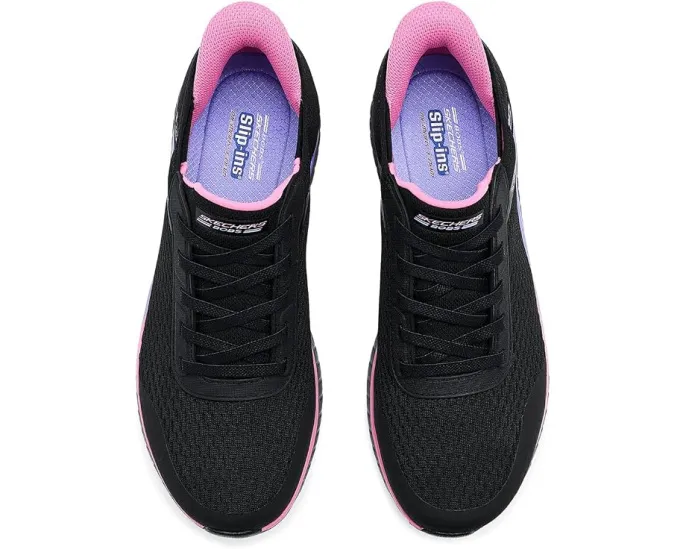 BOBS from SKECHERS кеды Squad Chaos с мятой и голубым градиентом