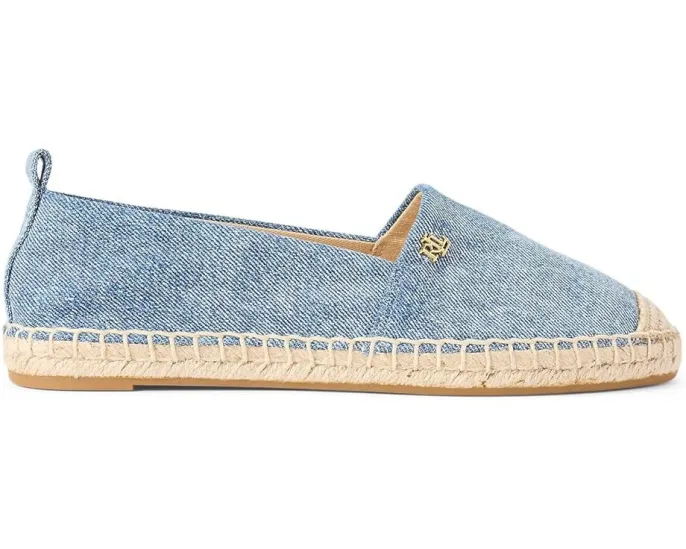 Балетки Cameryn Iii с вязаным мыском и джинсовым верхом от Lauren Ralph Lauren