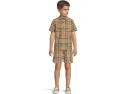 Детская рубашка Owen с коротким рукавом в клетку Burberry Kids
