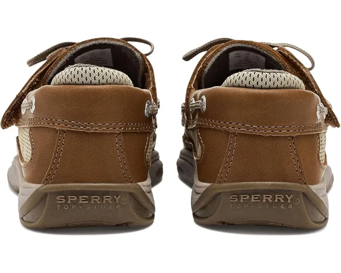 Детские мокасины Sperry Lanyard с сетчатыми вставками и застежкой на липучке