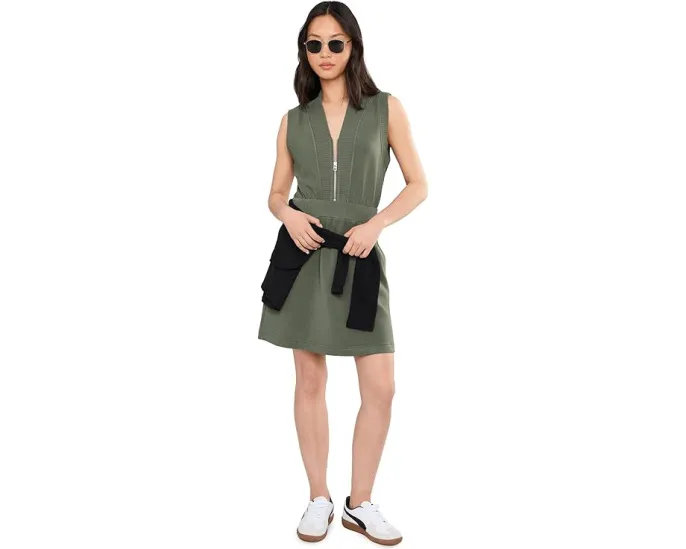 Polyanna 1/2 Zip Dress