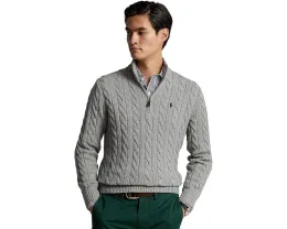 Polo Ralph Lauren Водолазка с длинным рукавом из хлопка и кабельной вязкой