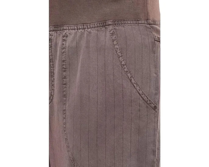 XCVI укороченные брюки Carrel с вышивкой на эластичном поясе