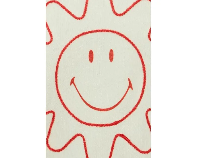 Свитер Barefoot Dreams CozyChic Ultra Lite Cotton с аппликацией улыбающегося солнца и звезд