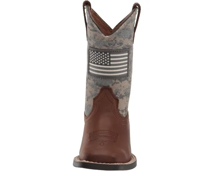 Ковбойские сапоги Ariat Kids Patriot для детей с квадратным носком