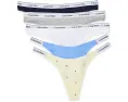 Icon Logo Mixed Thong 5-Pack