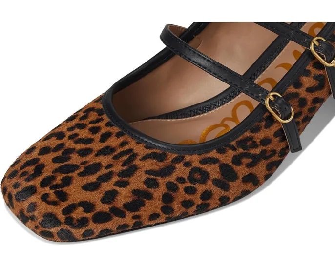 Босоножки Sam Edelman Sarah 2 с леопардовым принтом и квадратным носком