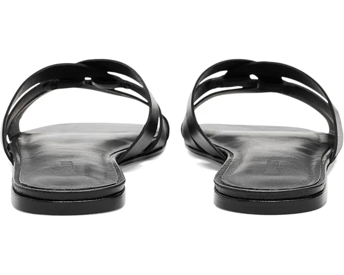 Сандалии Bernardo Oxford с плетёным верхом и открытым носком