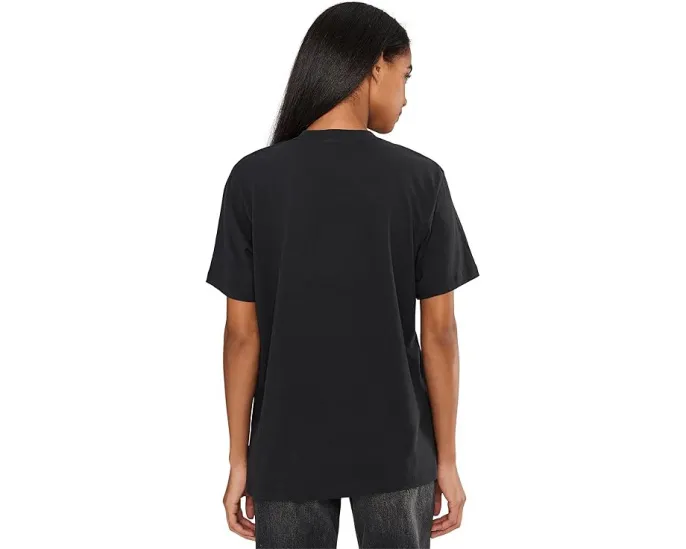 Футболка AllSaints Drip Emb Bf с принтом и oversize кроем