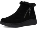 Ботильоны SKECHERS Wilshire Blvd с замшевым верхом и меховой подкладкой на клиновидном каблуке