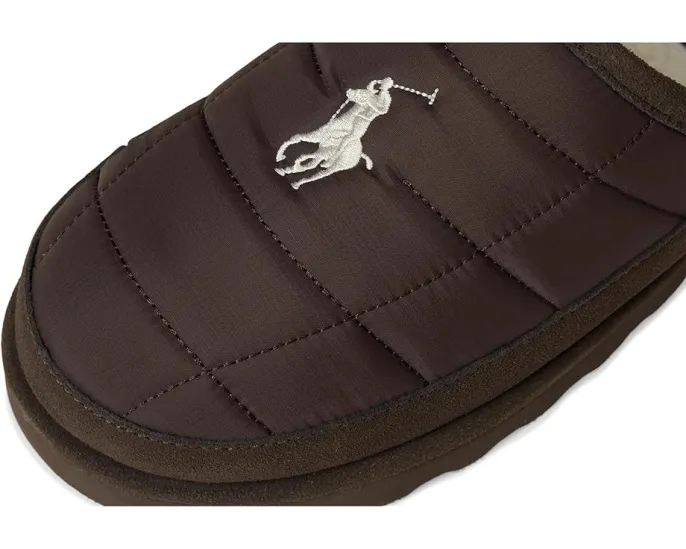 Туфли-шлепанцы Polo Ralph Lauren Reade Scuff II с вышитым пони и меховой подкладкой