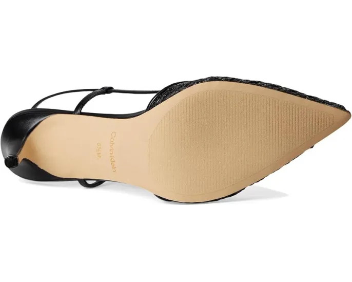 Туфли Juliesa на шпильке с острым носком и плетеным декором