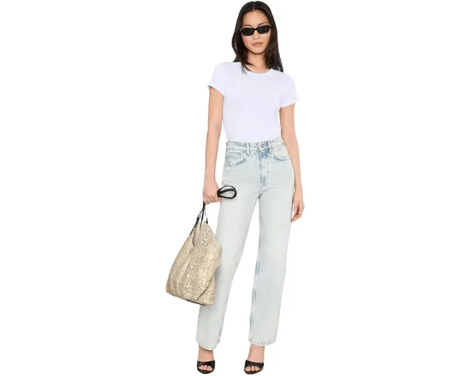 AllSaints Джинсы Brooklyn прямые из светлого денима