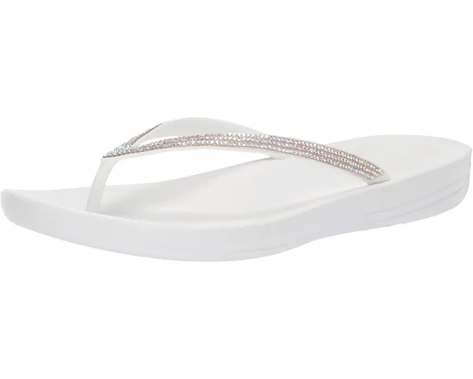 FitFlop шлепанцы Iqushion Sparkle с кристаллами и технологией амортизации