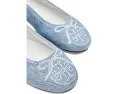 Дорожные балетки Tory Burch Reva Travel с логотипом Double T и стелькой для комфорта