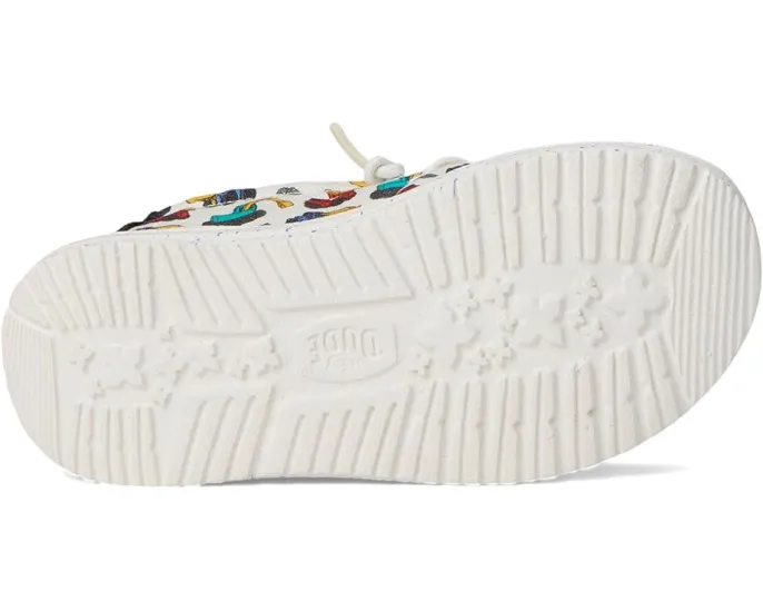 Детские кеды Hey Dude Wally Trucks для малышей с память формы и верхом из хлопка