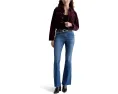 Джинсы AG Jeans Farrah Mid Rise Bootcut из хлопка с эластаном