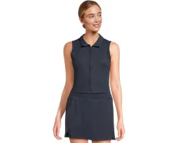 Безрукавка-поло TravisMathew Midline с молнией и ребристой отделкой