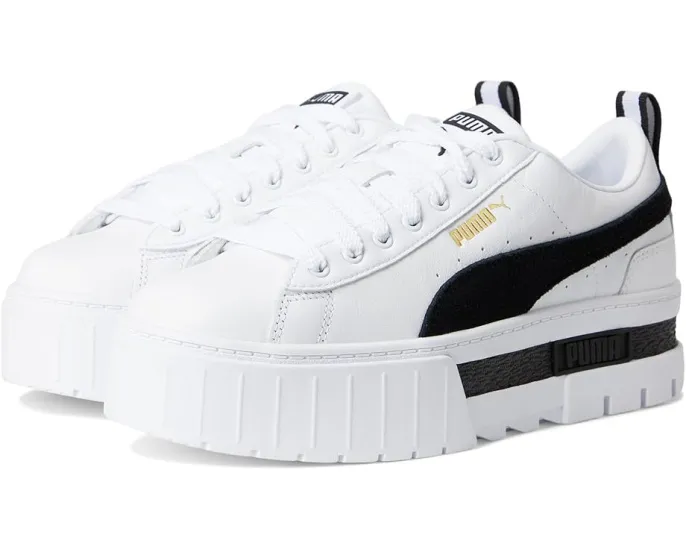 Кроссовки Puma Mayze из комбинированных материалов с петлей на пятке