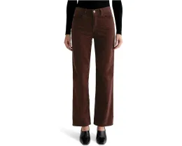 Прямые джинсы AG Jeans Brinley со средней посадкой в цвете Coffee Bean