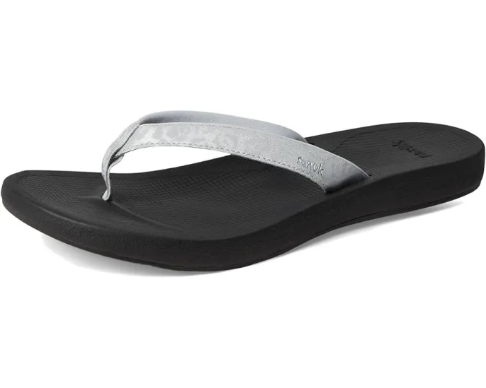 Сандалии Sanuk Cosmic Shores Leopard с металлическим принтом и стелькой из пены Bloom