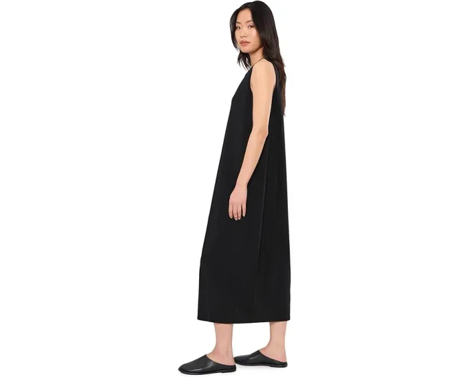 Платье Eileen Fisher Stretch Jersey Knit Oval из тенселя без рукавов