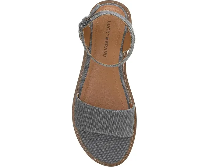 Сандалии Kimaya от Lucky Brand с кожаным ремешком и регулируемой пряжкой