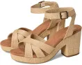 Босоножки TOMS Majorca Strappy на каблуке с ремешками и замшевым верхом
