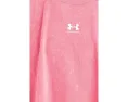Футболка Under Armour Kids Rival Wash с коротким рукавом из хлопка