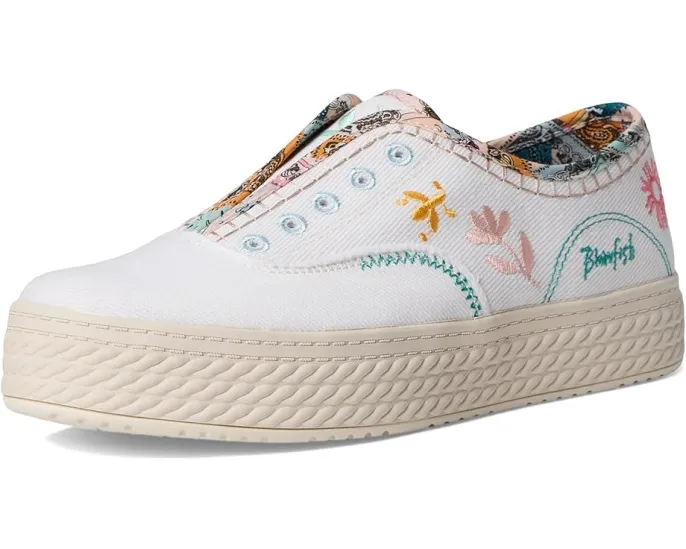 Слипоны Blowfish Malibu Super Sweet с льняным верхом и технологией Super Flex