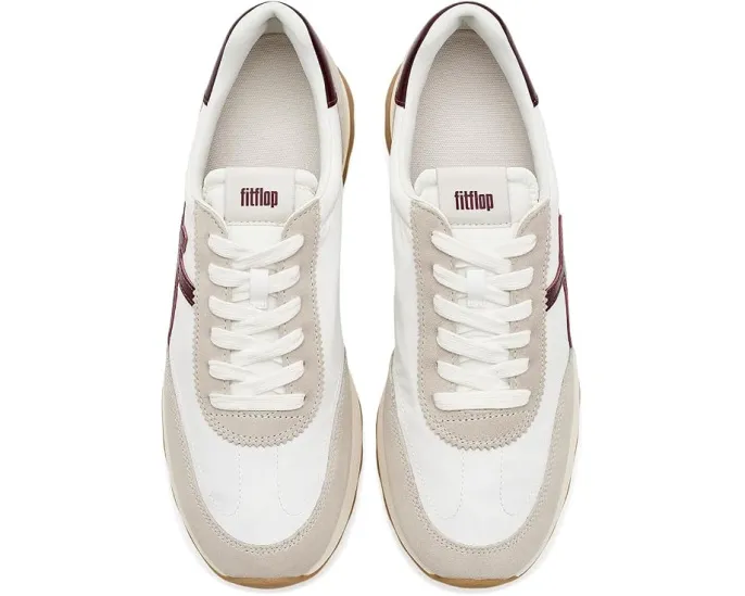 Кроссовки FitFlop Retro-Q FF из ткани и замши с технологией iQushion