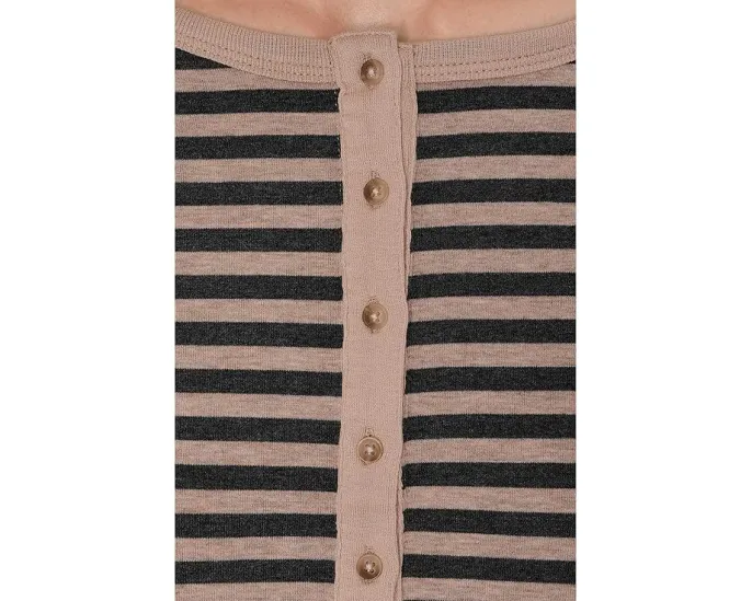 Хенли с длинным рукавом и асимметричным подолом в облегающем крое Mod-o-doc