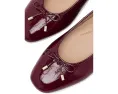 Балетки FitFlop Delicato Bow из лакированной кожи с бантом
