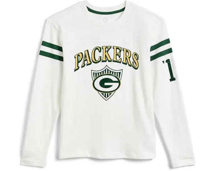 Футболка NFL Green Bay Packers с длинным рукавом для детей от Junk Food Kids