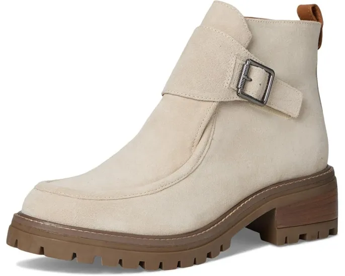 Ботинки Gentle Souls Baden с массивной подошвой и металлической пряжкой из замши